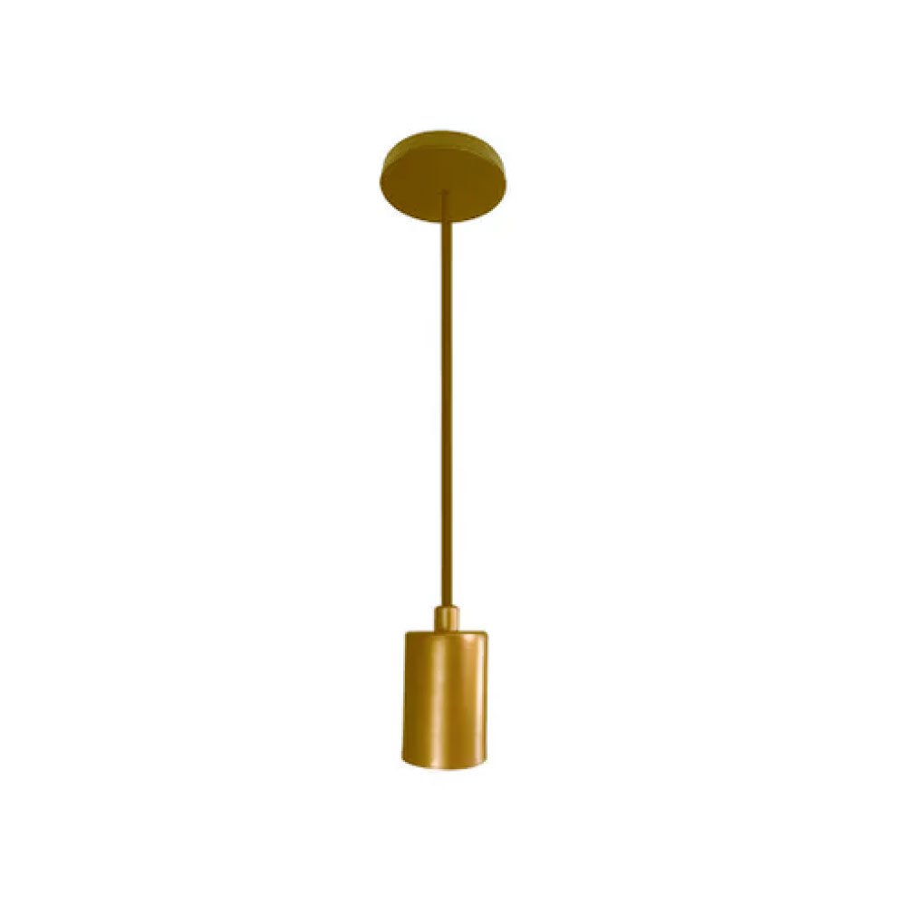 Pendente Socket 1xE27 Dourado Matte Itamonte