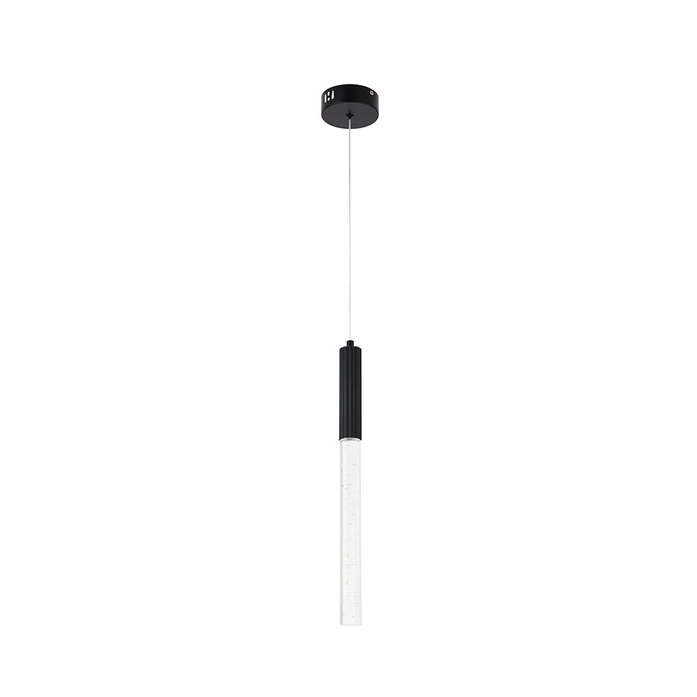 Pendente Led Vanna Preto 2394 3W 3000K Nordecor